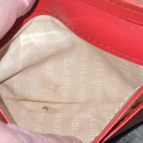 Kate Spade New Yoek Elyce Hot Pink Leather wallet w/red interior.. REHAB - Picture 14 of 16